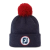 FootJoy Pom Pom Solid Knit Golf Beanie