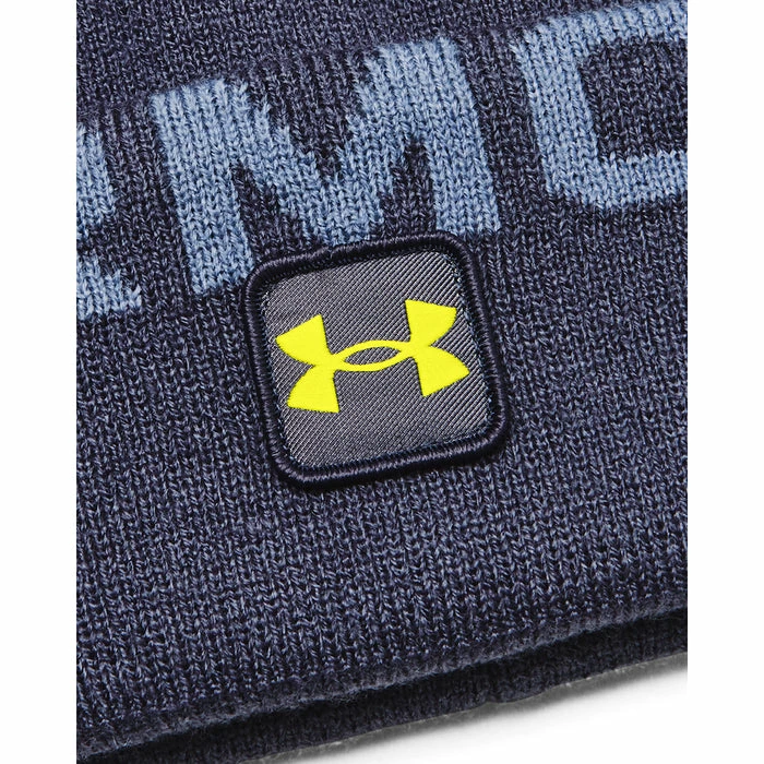 Under Armour UA Halftime Fleece Pom Golf Beanie Hat 2 Under Armour UA Halftime Fleece Pom Golf Beanie Hat - Image 2