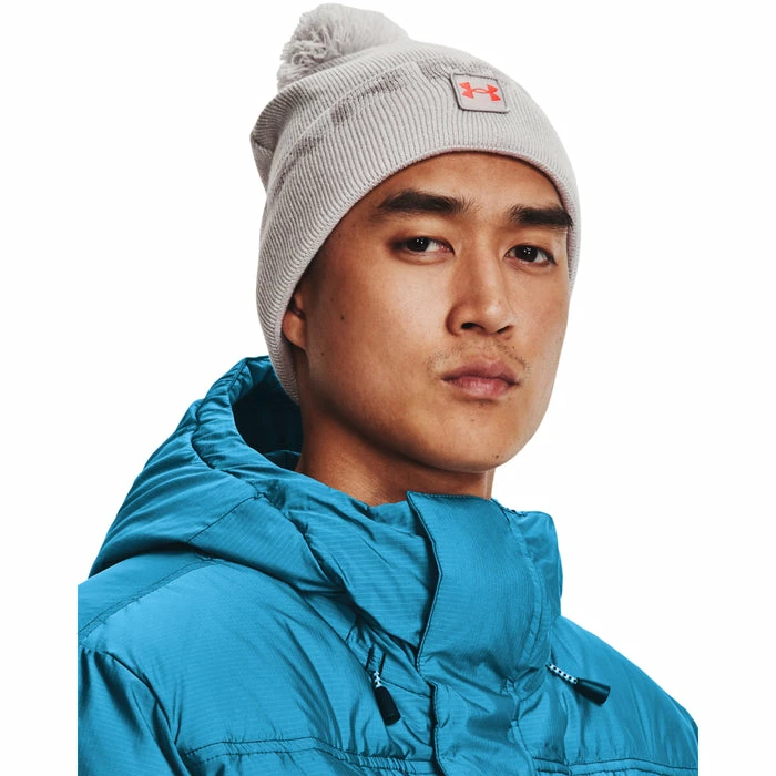 Under Armour UA Halftime Fleece Pom Golf Beanie Hat 3 Under Armour UA Halftime Fleece Pom Golf Beanie Hat - Image 3