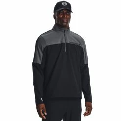Under Armour Storm Windstrike 1/2 Zip Men's Golf Pullover -Golf Clothing Shop 1377382 001 FC 700x700