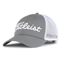 Titleist Tour Performance Mesh Golf Hat -Golf Clothing Shop 2022TourPerformanceMeshCharcoal White TH22ATPM 0C1 01 700x700