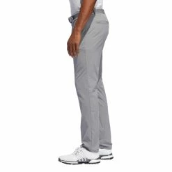 Adidas Ultimate365 Tapered Golf Trousers - Grey -Golf Clothing Shop DQ2200 APP on model side white 700x700