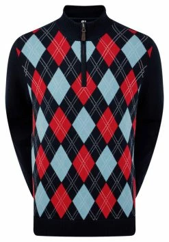 FootJoy Wool Blend Lined Argyle Pullover 92946