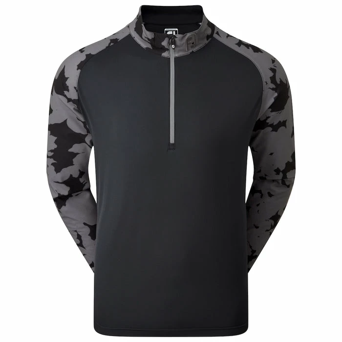 FootJoy Camo Floral Half Zip Golf Pullover 84441 1 FootJoy Camo Floral Half Zip Golf Pullover 84441