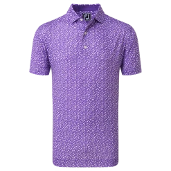 FootJoy Tossed Tulips Lisle Men's Golf Polo Shirt 80019