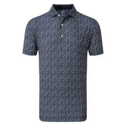 FootJoy Tossed Tulips Lisle Men's Golf Polo Shirt 80020