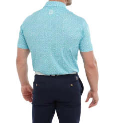 FootJoy Tossed Tulips Lisle Men's Golf Polo Shirt 80022 7 FootJoy Tossed Tulips Lisle Men's Golf Polo Shirt 80022 -Golf Clothing Shop FJ 80022 03 700x700