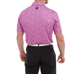 FootJoy Glass Print Lisle Men's Golf Polo Shirt 80037 -Golf Clothing Shop FJ 80037 03 700x700