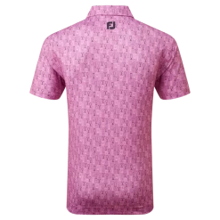 FootJoy Glass Print Lisle Men's Golf Polo Shirt 80037 -Golf Clothing Shop FJ 80037 04 700x700