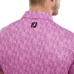 FootJoy Glass Print Lisle Men's Golf Polo Shirt 80037 -Golf Clothing Shop FJ 80037 05 700x700