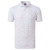 FootJoy Glass Print Lisle Men's Golf Polo Shirt 80039