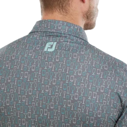 FootJoy Glass Print Lisle Men's Golf Polo Shirt 80040 9 FootJoy Glass Print Lisle Men's Golf Polo Shirt 80040 -Golf Clothing Shop FJ 80040 05 700x700
