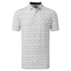 FootJoy Travel Print Lisle Men's Golf Polo Shirt 80046