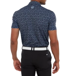 FootJoy Travel Print Lisle Men's Golf Polo Shirt 80047 -Golf Clothing Shop FJ 80047 03 700x700