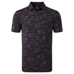 FootJoy Tropic Print Lisle Men's Golf Polo Shirt 80091