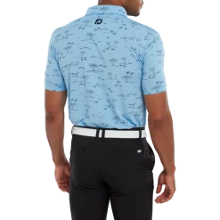 FootJoy Tropic Print Lisle Men's Golf Polo Shirt 80092 -Golf Clothing Shop FJ 80092 03 700x700
