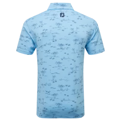 FootJoy Tropic Print Lisle Men's Golf Polo Shirt 80092 -Golf Clothing Shop FJ 80092 04 700x700