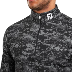 FootJoy Cloud Camo Print Men's Mid Layer Pullover 80110 -Golf Clothing Shop FJ 80110 05 700x700