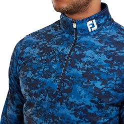 FootJoy Cloud Camo Print Men's Mid Layer Pullover 80111 -Golf Clothing Shop FJ 80111 05 700x700