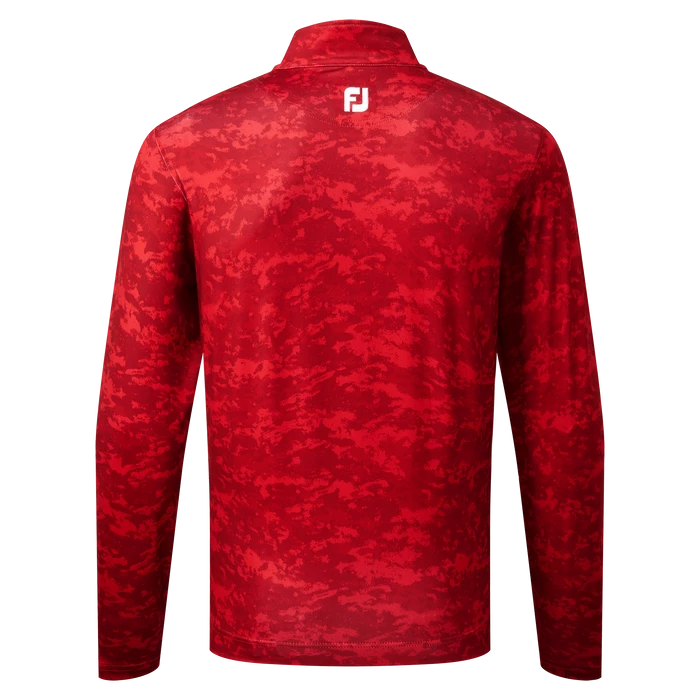 FootJoy Cloud Camo Print Men's Mid Layer Pullover 80112 4 FootJoy Cloud Camo Print Men's Mid Layer Pullover 80112 - Image 4