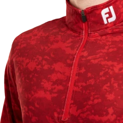 FootJoy Cloud Camo Print Men's Mid Layer Pullover 80112 9 FootJoy Cloud Camo Print Men's Mid Layer Pullover 80112 -Golf Clothing Shop FJ 80112 05 700x700