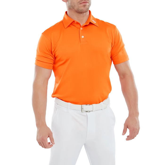 FootJoy Stretch Solid Men's Pique Golf Shirt 80131 2 FootJoy Stretch Solid Men's Pique Golf Shirt 80131 - Image 2