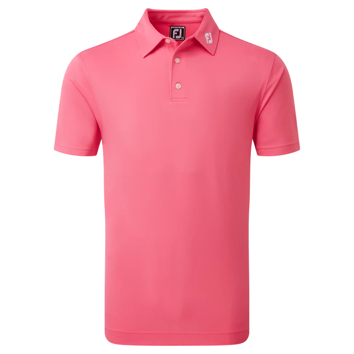 FootJoy Stretch Solid Men's Pique Golf Shirt 80133 1 FootJoy Stretch Solid Men's Pique Golf Shirt 80133