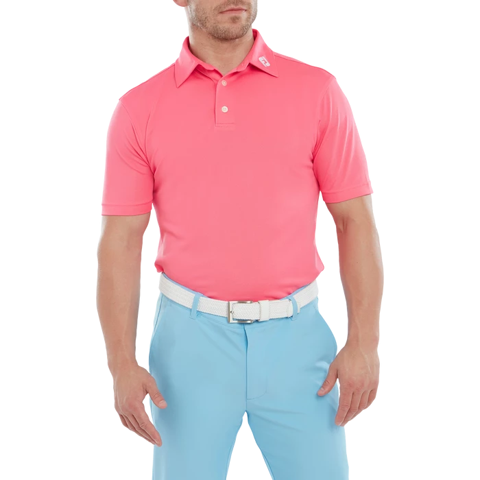 FootJoy Stretch Solid Men's Pique Golf Shirt 80133 2 FootJoy Stretch Solid Men's Pique Golf Shirt 80133 - Image 2