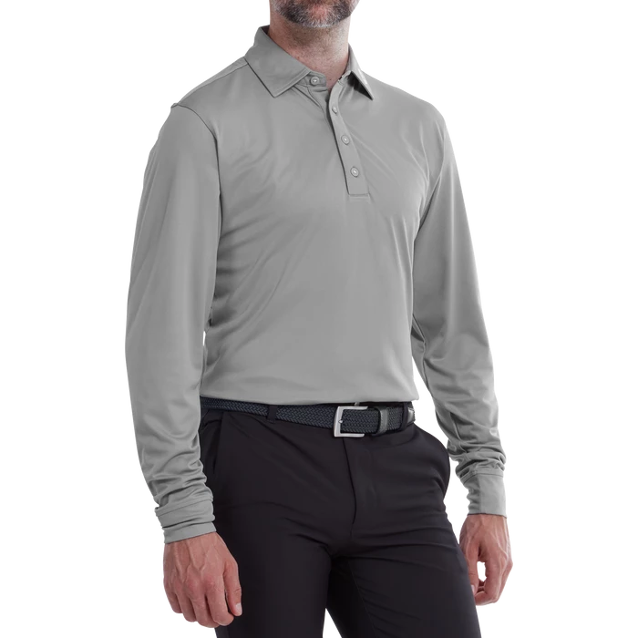 FootJoy Long Sleeve Thermocool Self Collar Golf Shirt 87986 2 FootJoy Long Sleeve Thermocool Self Collar Golf Shirt 87986 - Image 2