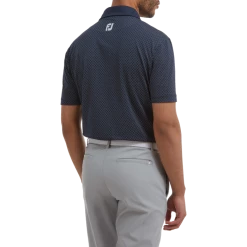 FootJoy Diamond Dot Print Lisle Golf Shirt 88364 9 FootJoy Diamond Dot Print Lisle Golf Shirt 88364 -Golf Clothing Shop FJ 88364 03 700x700