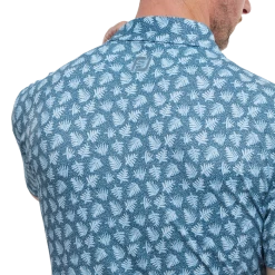 FootJoy Shadow Palm Print Golf Shirt 88375 10 FootJoy Shadow Palm Print Golf Shirt 88375 -Golf Clothing Shop FJ 88375 05 700x700