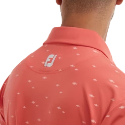 FootJoy School Of Fish Print Lisle Golf Shirt 88387 -Golf Clothing Shop FJ 88387 05 700x700