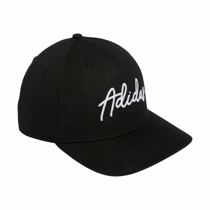 Adidas Script Curved Snapback Golf Hat 3 Adidas Script Curved Snapback Golf Hat - Image 3