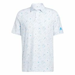 Adidas Flag Print Polo Golf Shirt