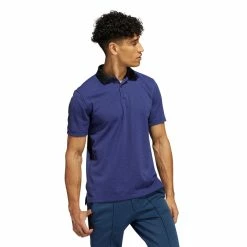 Adidas Jacquard HEAT.RDY Polo Golf Shirt -Golf Clothing Shop HC5578 3 APPAREL OnModel StandardView white ff18711a 1945 418c bc0f ad11eeae230d 700x700
