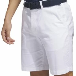 Adidas Go-To Men's Golf Shorts -Golf Clothing Shop HR7929 7 APPAREL OnModel DetailView1 white 700x700