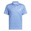 Adidas Stripe Zip Men's Golf Polo Shirt